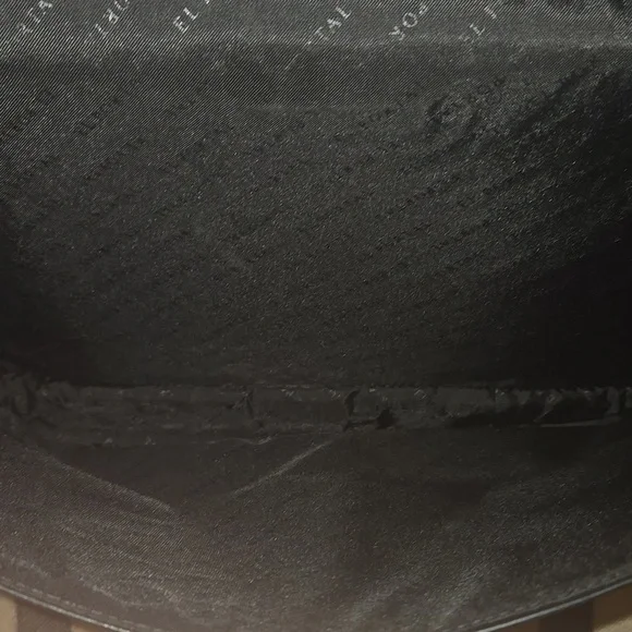 Vintage El Portal Black  Leather Breifcase Messenger Bag - Picture 8 of 11